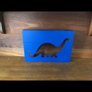 Wood dinosaur art